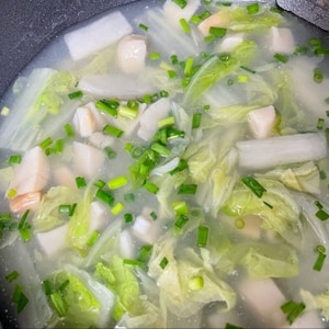 ホタテと白菜の中華スープ
